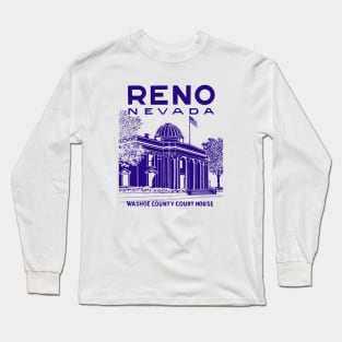 1940's Court House, Reno Nevada Long Sleeve T-Shirt